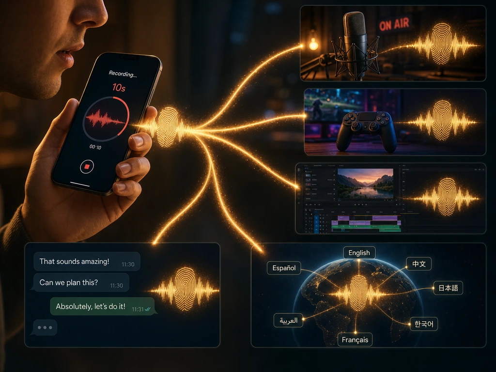 Voice Cloning Visualisierung